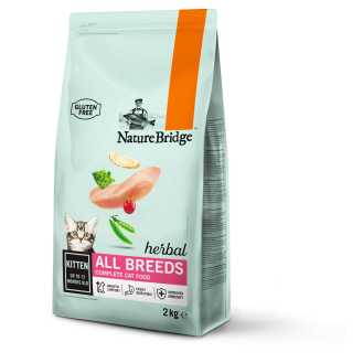 Сухий корм для кошенят Nature Bridge Herbal супер - преміум 2кг (ціна за 1 кг)