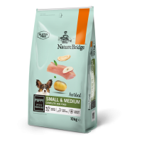 Корм для цуценят малих та середніх порід Nature Bridge Herbal супер - преміум 10кг (ціна за 1 кг) Корм для цуценят малих та середніх порід Nature Bridge Herbal супер - преміум 10кг (ціна за 1 кг)
