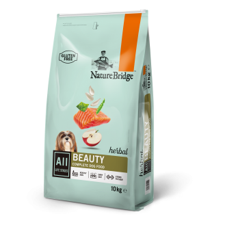 Сухий корм для краси собак на всіх стадіях життя Nature Bridge Herbal супер - преміум 10кг (ціна за 1 кг)