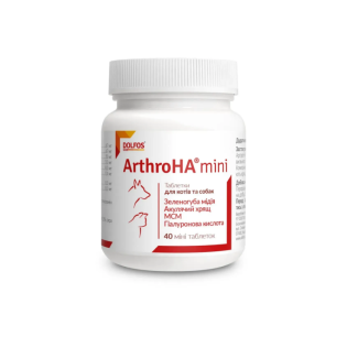 Dolfos Arthro HA Mini для собак і котів до 5 кг, 1 таблетка