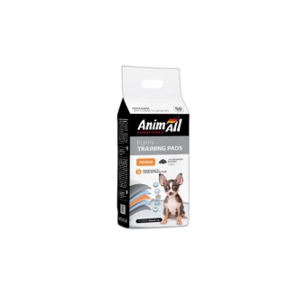AnimAll Пелюшки з активованим вугіллям для цуценят та дорослих собак, 60 x 60 см, 1 пеленка