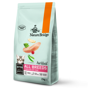 Сухий корм для кошенят Nature Bridge Herbal Complete Food 1кг на вагу