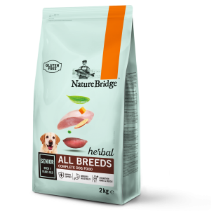 Сухий корм для літніх собак Nature Bridge Herbal Senior 2кг