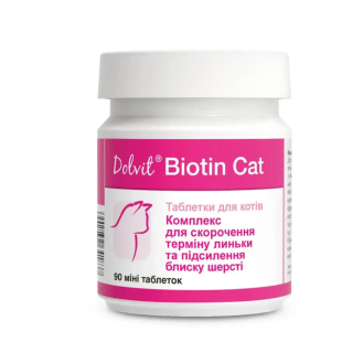 Вітамінно-мінеральна добавка для котів Dolfos Biotin Cat 1 таблетка