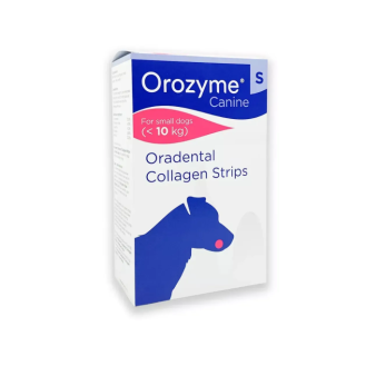 Жувальні смужки Orozyme Орозим для гігієни ротової порожнини собак, S для малих порід до 10 кг 1 смужка