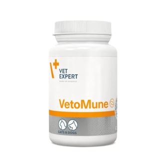 Харчова добавка для собак і котів VetExpert VetoMune (бета-глюкан, ГМБ), 1 капсула