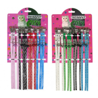 Нашийник для кота  шкіряний 