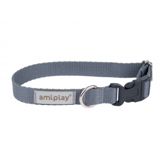 Нашийник для собак Amiplay Samba XS 18-30 * 1 см - сіра