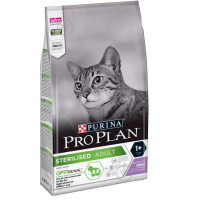 Сухий корм для стерилізованих  котів Purina Pro Plan Sterilised Adult 1+ 1,5кг - індик