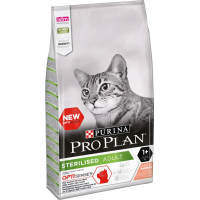 Сухий корм для стерилізованих  котів Purina Pro Plan Sterilised 1,5кг - лосось