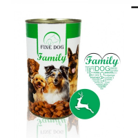 Вологий корм для собак Fine Dog консерва 1240г - оленина