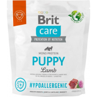 Сухий корм для цуценят всіх порід Brit Care Dog Hypoallergenic Puppy 1кг - ягня