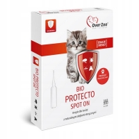 Краплі для кошенят від комах Over Zoo Bio Protecto Spot On ЕКО  4х1мл (ціна за 1шт)