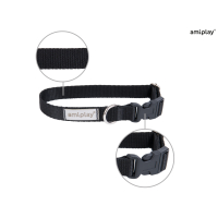 Нашийник дял собак Amiplay Samba XL 45-70 * 2,5 см - чорний