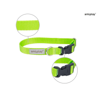 Нашийник для собак Amiplay Samba L 35-50 * 2,5 см - зелений