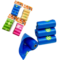 Пакети для  фекалій PETLUX  22*32 см (15шт/рул) (ціна за 1шт)