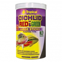 КОРМ для риб ТРОПІКАЛ Cichlid Red&Green Large Stick 1л/300г КОРМ для риб ТРОПІКАЛ Cichlid Red&Green Large Stick 1л/300г