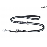Повідець для собак Amiplay Shine 6 в1 XL 100-200 * 2,5 см - чорна Повідець для собак Amiplay Shine 6 в1 XL 100-200 * 2,5 см - чорна