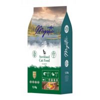 Сухий корм для стерилізованих котів беззерновий Mystic 1,5 кг - лосось