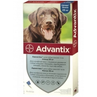 Краплі на холку для собак Elanco | Bayer - Advantix від 25-40кг (ціна за 1шт)