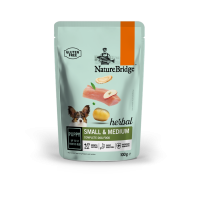 Сухий корм для цуценят малих та середніх порід Nature Bridge Herbal, 100 г Сухий корм для цуценят малих та середніх порід Nature Bridge Herbal, 100 г