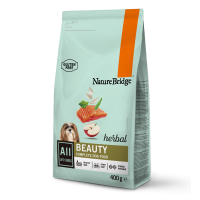 Сухий корм для краси собак на всіх стадіях життя Nature Bridge Herbal супер - преміум 400г Сухий корм для краси собак на всіх стадіях життя Nature Bridge Herbal супер - преміум 400г