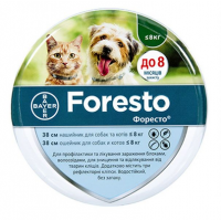 НАШИЙНИК Форесто д/котів та собак дрібних порід (38 см) 2981