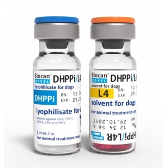 Вакцина Біокан Новел DHPPI+L4R 1мл