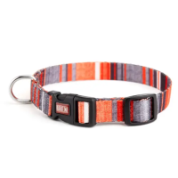 Нашийник з нейлону з фірмовим візерунком та пластиковою пряжкою 25мм 350-520мм