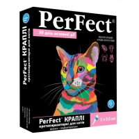 Краплі PerFect для котів 0,6мл ( ціна за 1 піпетку)