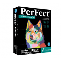 Краплі для собак від бліх та кліщів  PerFect 1,6мл