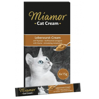 Ласощі MIAMOR Cat LEBERWURST-CREM стимуляція обміну речовин(ціна за 1шт)