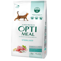 ОПТІМІЛ 1,5 кг КОТИ КАСТР./СТЕРИЛІЗ. ІНДИЧКА/ОВЕС 64713 1800601