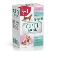 ОПТІМІЛ конс 340 3+1 ягня овочі желе 2720301  07470