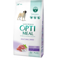 Сухий корм для дорослих собак малих порід Optimeal 1,5кг - качка