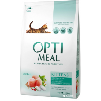 Сухий корм для кошенят Optimeal Kitten Chicken 4кг - курка (ціна за 1кг)