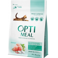 ОПТІМІЛ 400 г д/кошенят Курка (200г+200г)  361439 1863001