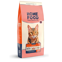 Сухий корм для котів  Home Food Adult10 кг - курка та креветки ( ціна за 1 кг )