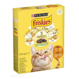 Сухий корм для котів Friskies 300г - курка та овочі