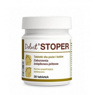 Вітамінно-мінеральна добавка Dolfos DolVit Stoper для собак та котів 30 табл.