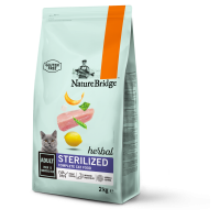 Сухий корм для стерилізованих котів Nature Bridge Herbal супер - преміум 2кг Сухий корм для стерилізованих котів Nature Bridge Herbal супер - преміум 2кг