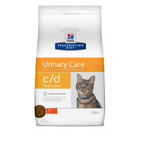 Сухий корм для котів Hills c/d Feline Urinary захворювання нижнього відділу сечовивідних шляхів 1,5кг Сухий корм для котів Hills c/d Feline Urinary захворювання нижнього відділу сечовивідних шляхів 1,5кг