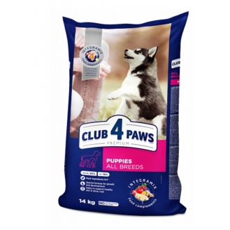 Сухий корм для цуценят всіх порід Club 4 Paws Premium 14 кг - курка (ціна за 1кг)
