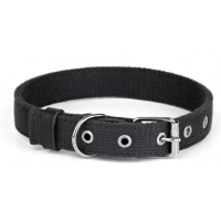 Нашийник брезент подвійний Kareline Practic 20 мм чорний Нашийник брезент подвійний Kareline Practic 20 мм чорний
