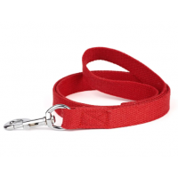 Повідець брезентовий Kareline 2,5см 60см червоний