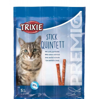 Ласощі для кішок Trixie PREMIO Stick Quintett лосось та форель (ціна за 1шт)