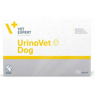 Харчова добавка для собак Vet Expert UrinoVet Dog для підтримки сечовидільної системи, 1 таблетка Харчова добавка для собак Vet Expert UrinoVet Dog для підтримки сечовидільної системи, 1 таблетка