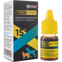 Стресостоп універсальний препарат для котів та собак 15 мл Стресостоп універсальний препарат для котів та собак 15 мл