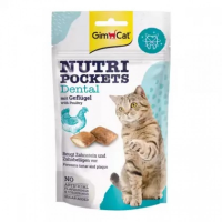 Ласощі для кішок GimCat Nutri Pockets Dental для зубів 60 г