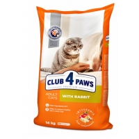 Сухий корм для дорослих кішок Club 4 Paws Premium 14 кг - кролик (ціна за 1кг)